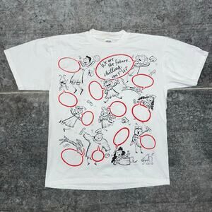 Vintage 90's Graduation AOP T-Shirt XL